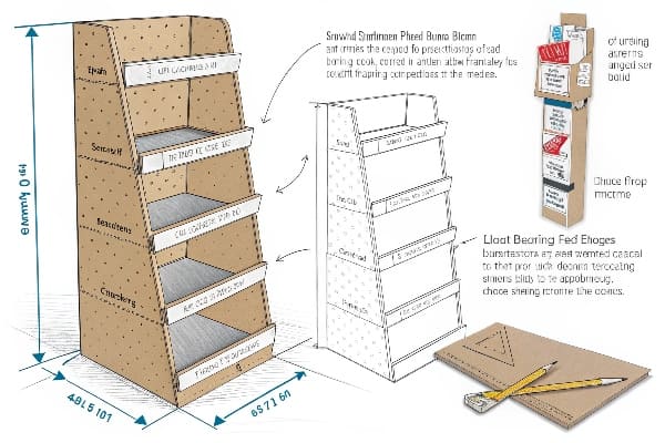 Cardboard Display Shelf