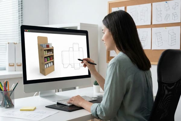 How to customizable cardboard display?