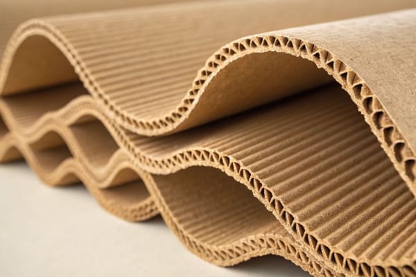 ক্লোজ-আপ rug েউখেলান কার্ডবোর্ড