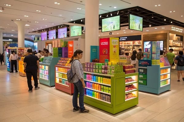 忙しい小売環境