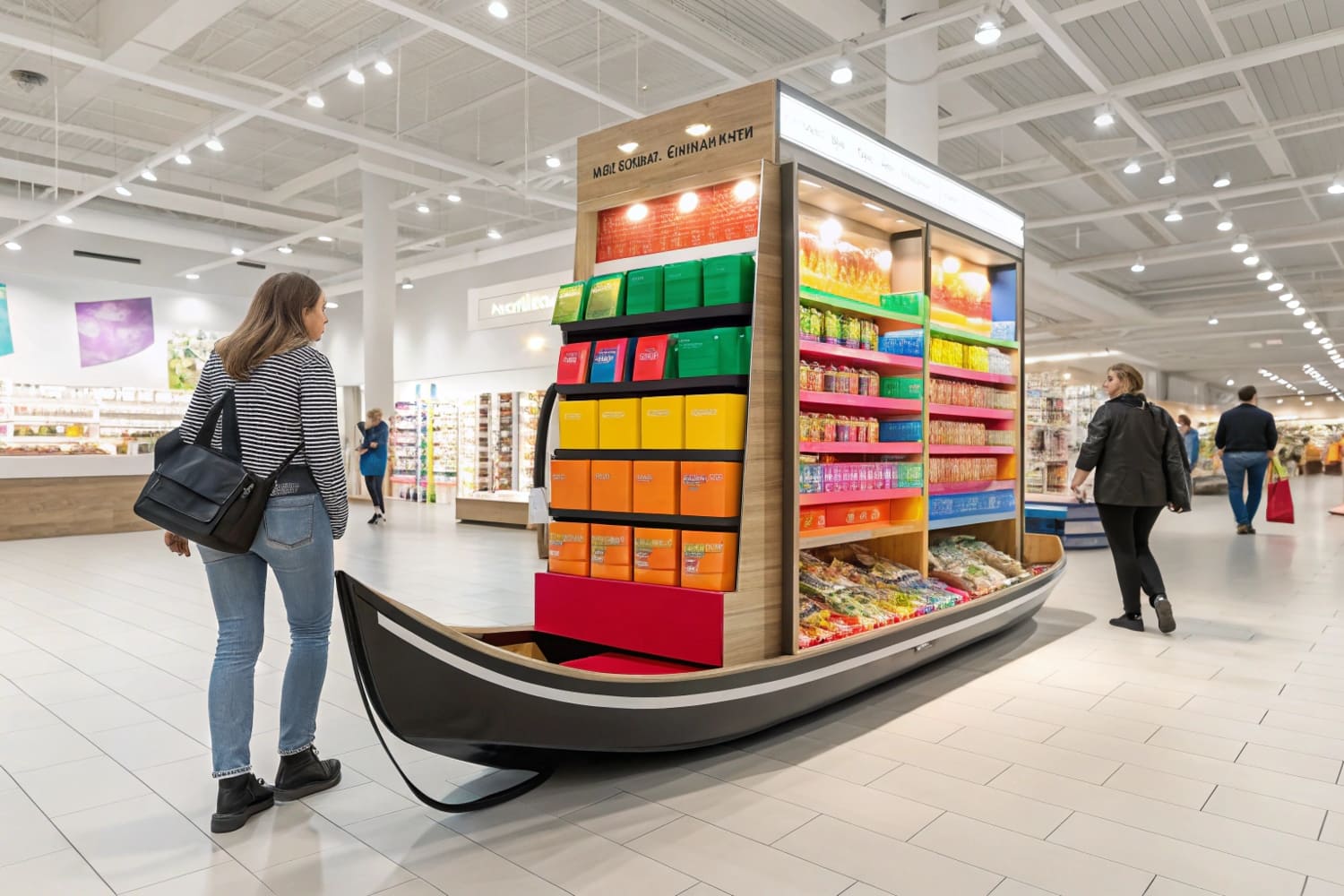 What different styles of affordable retail racks are offered here?
