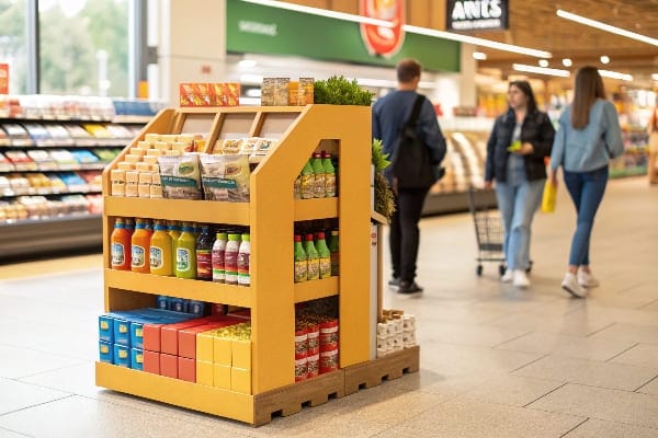 Soporte de productos de comestibles