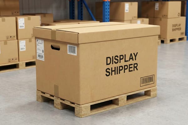 What is a display shipper?