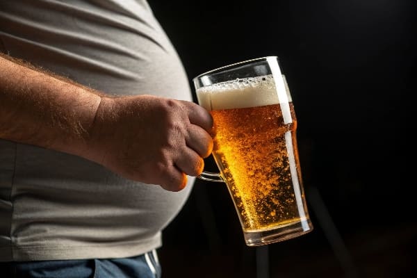 Primer plano de cerveza