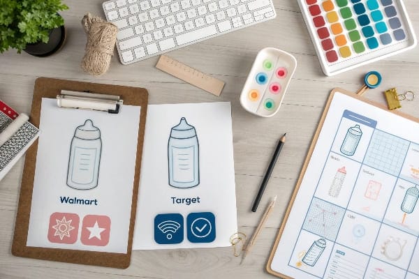 Diseño de espacio de trabajo con maquetas