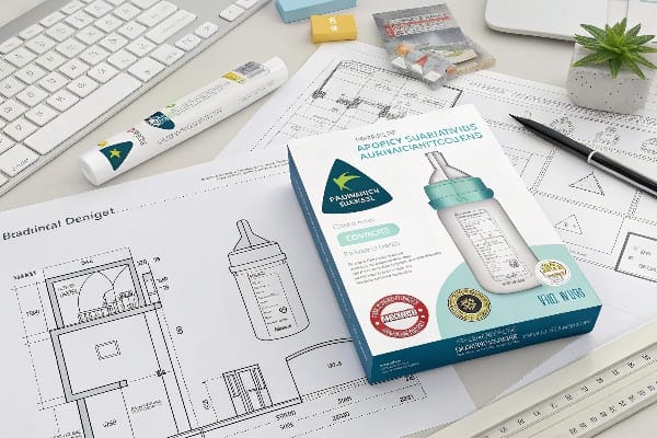 embalagem de produtos para bebês