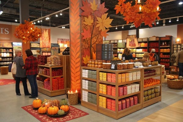 pantalla de la tienda de cosecha de otoño