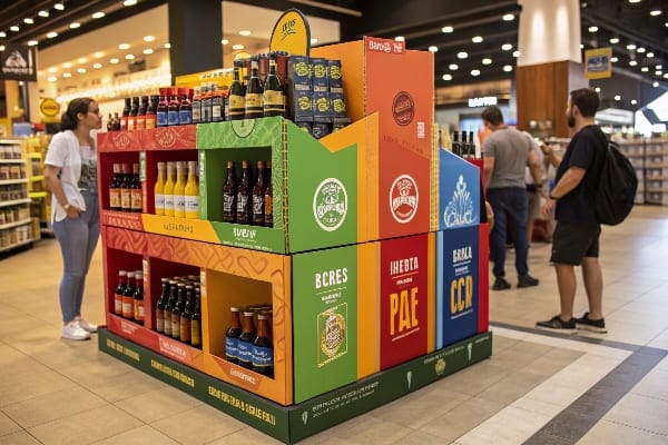 exhibición de cerveza
