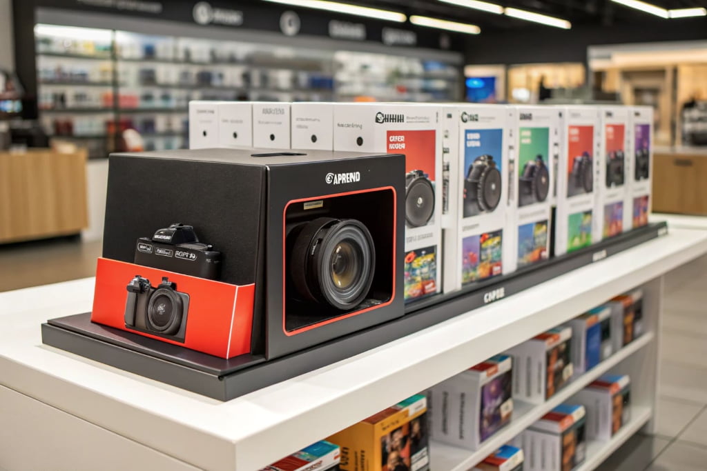 Como as caixas de exibição personalizadas melhoram a visibilidade do produto?