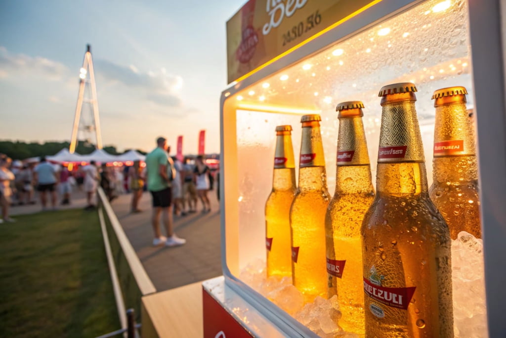 Mate a sua sede com expositores de cerveja?