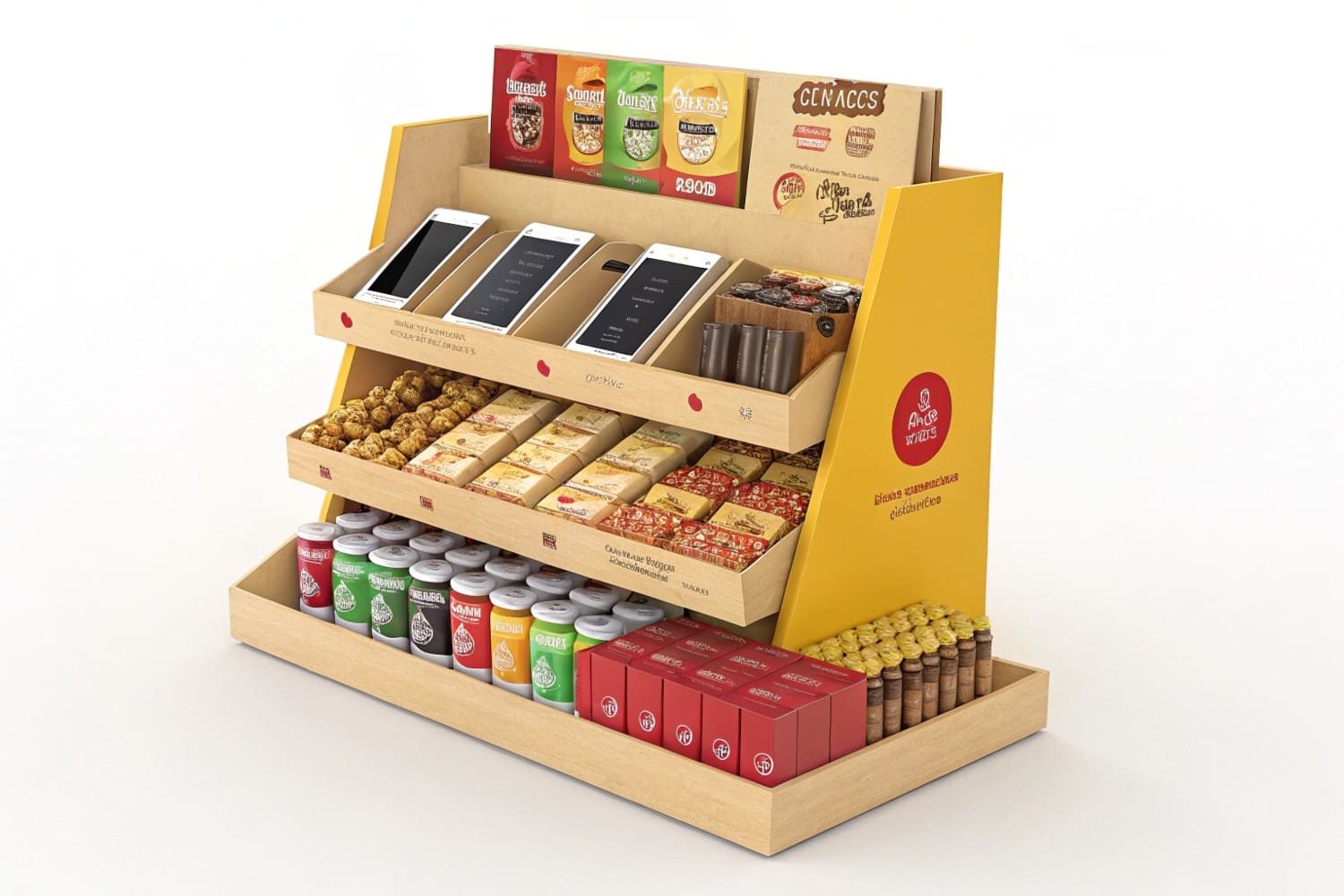 What types of retail counter shelving do we offer?