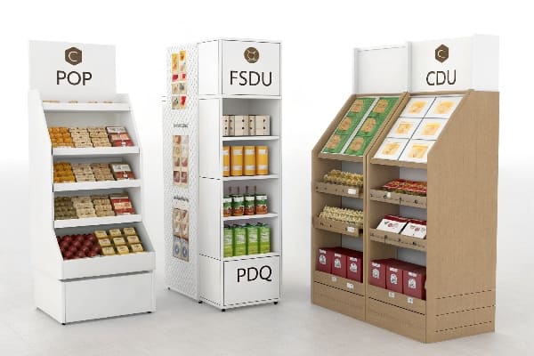 Anzeigeeinheiten mit beschrifteten Formaten