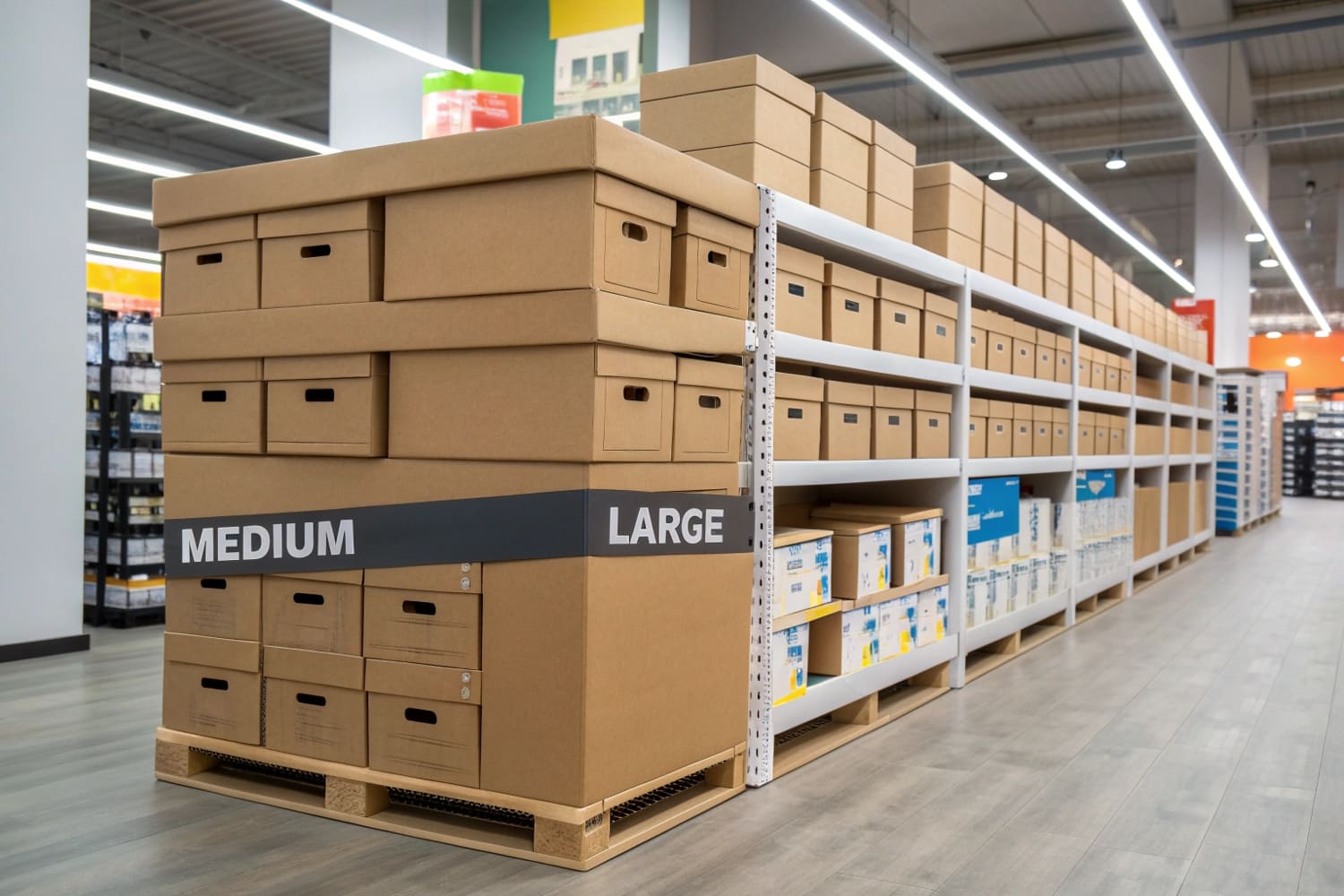 Where can I buy cardboard storage boxes?