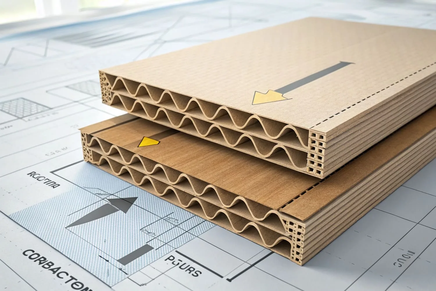 ما هو الكرتون المموج؟