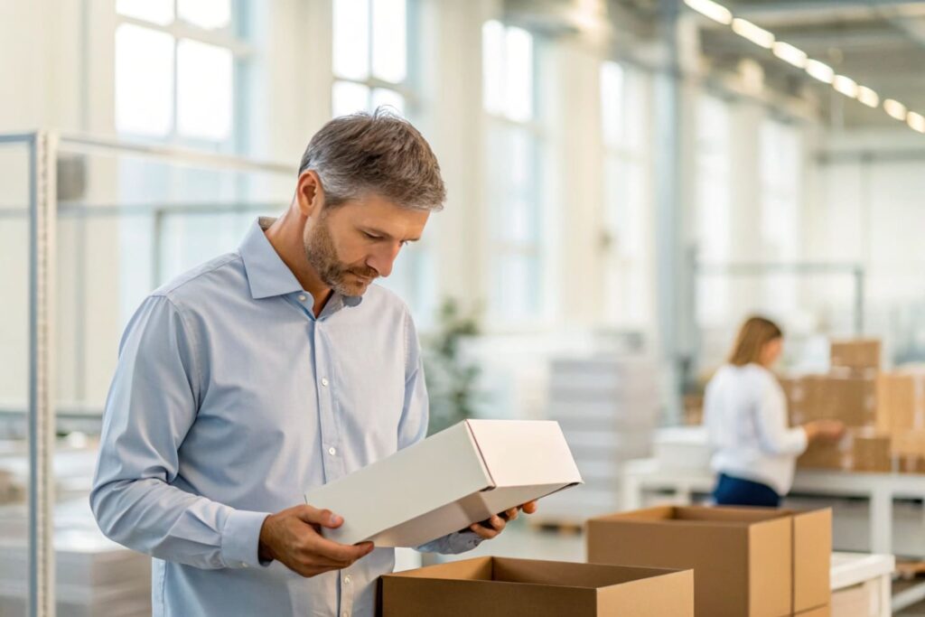 Kann ich ein Muster meiner Hartschachtel bestellen?