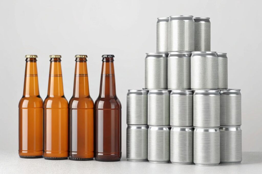 ¿Ofrecen botellas y latas de cerveza?