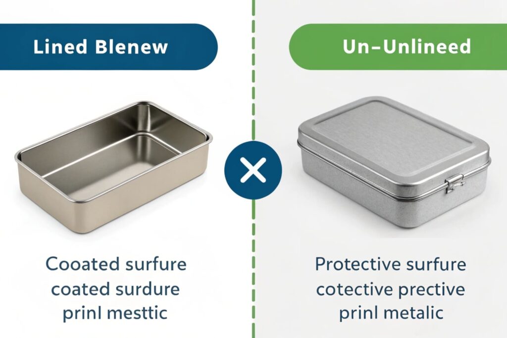 ¿Son seguras las cajas de hojalata para alimentos?