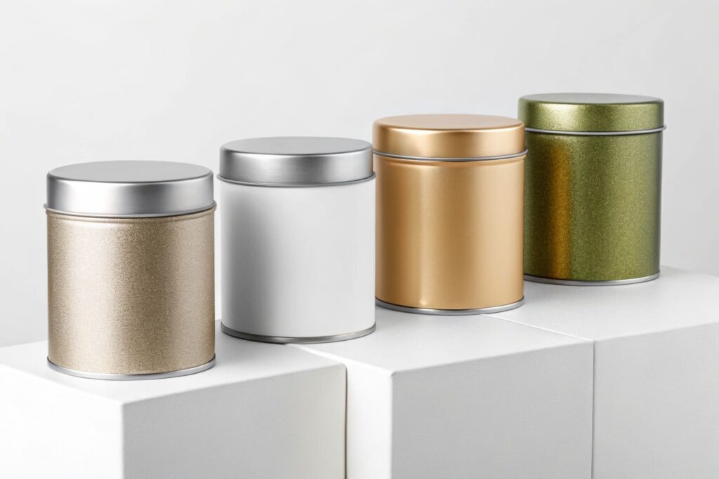 ¿Cuáles son mis opciones de barniz para latas personalizadas?