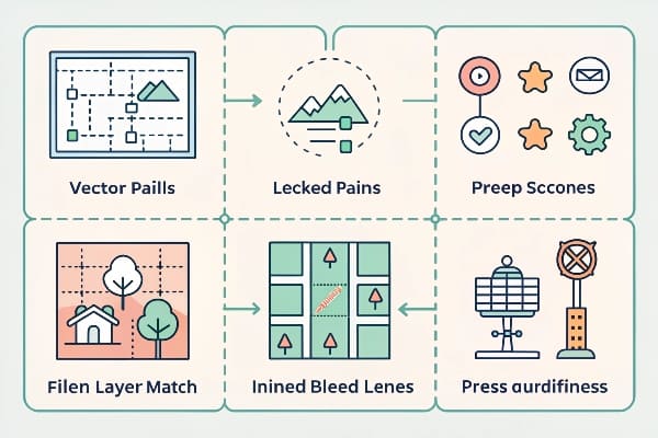 Infographic of dieline design process