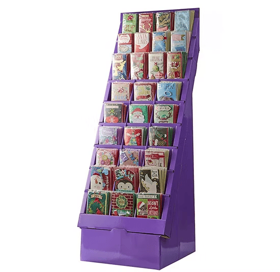 Cardboard Greeting Card Display Stand Solution