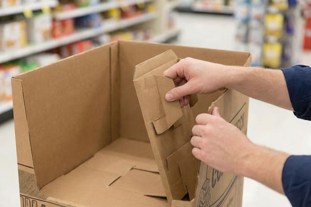 Are the floor display boxes easy to assemble?