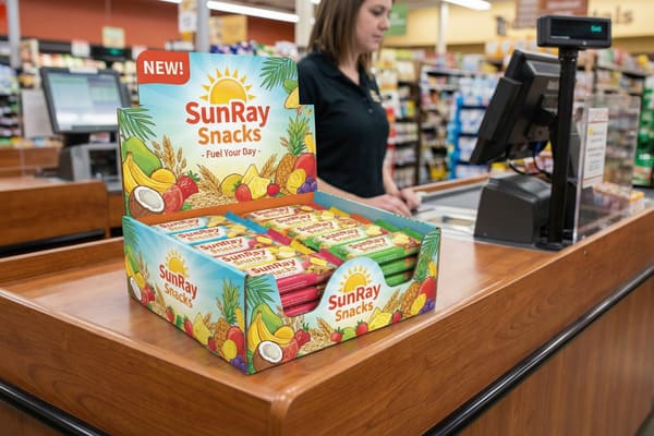 How long does it take to produce custom counter displays?