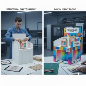 我可以要一份柜台展示架的样品吗？