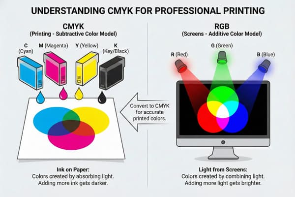 মুদ্রণের জন্য CMYK কী?