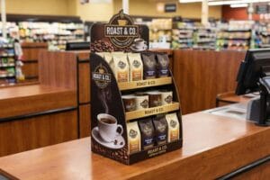 Can the counter display stands be customized to fit our branding?