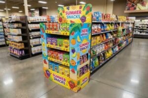 What types of endcap displays are available?