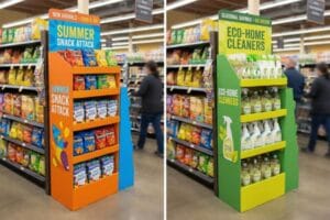 What are the benefits of using endcap displays?