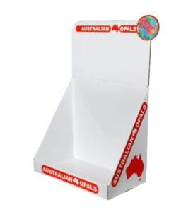 australian opals cardboard display jewelry