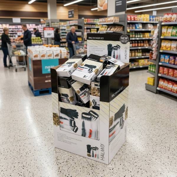 bbq tool kit supermarket dump bin render