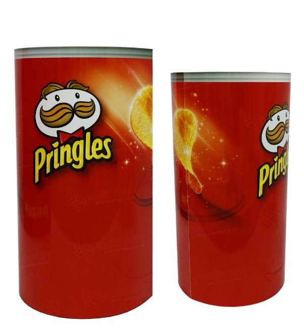 corrugated cardboard floor display cylindrical