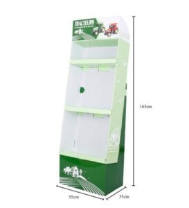 individuell gestalteter grüner Traktor-Spielzeugkarton-Display