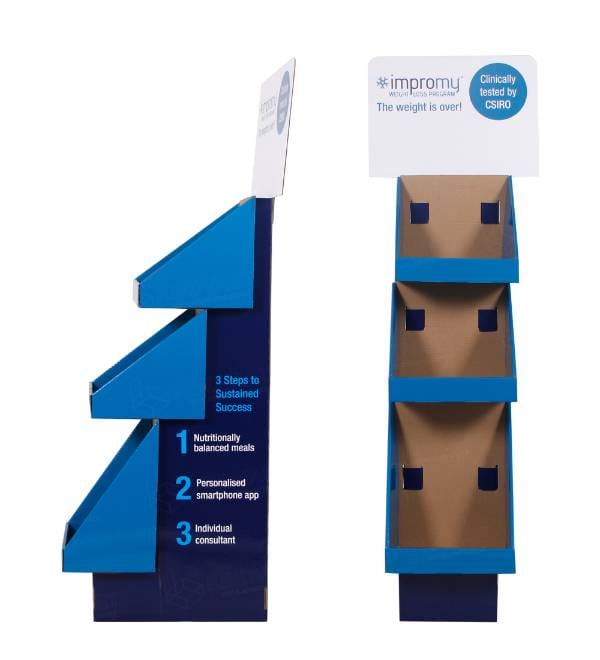 カスタムプリントの小売店向けPOS什器