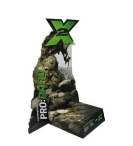 Présentoir en carton personnalisé pour équipement de plein air Pro Nano