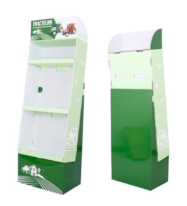 双角度零售落地支架