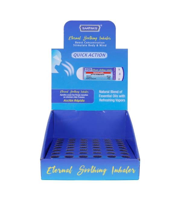 front view corrugated counter display tray