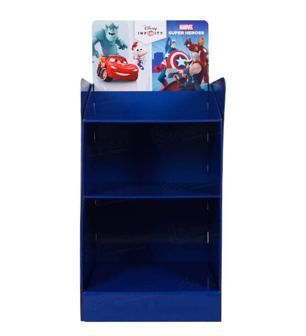 вид спереди, подставка для игрушек из гофрированного картона