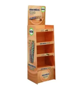 mentos choco কার্ডবোর্ড ডিসপ্লে খুচরা