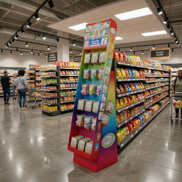 retail toy aisle merchandising display
