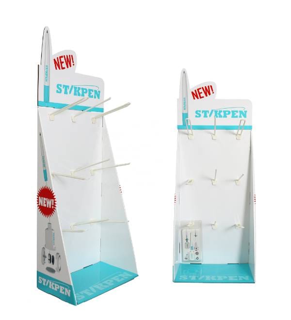 stikpen cardboard pos display views