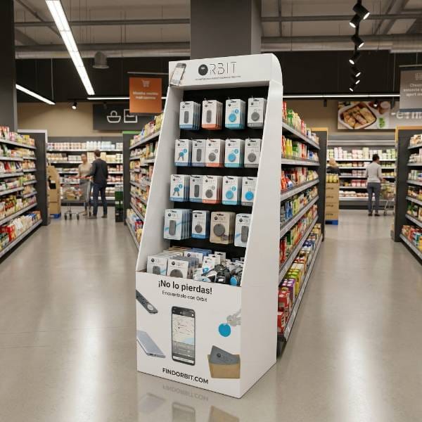 tech accessories aisle merchandising render