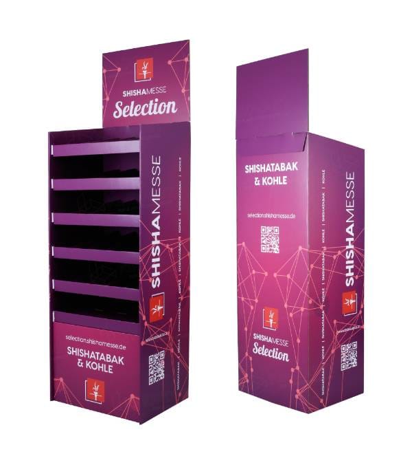 7段段ボールスタンドのプロファイル