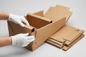 我该如何组装纸板展示架？