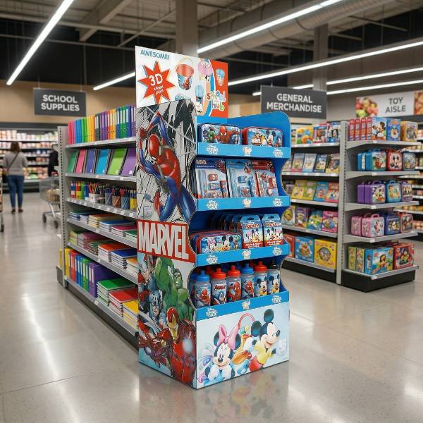 零售超市 fsdu 商品陈列渲染图