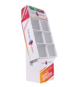 rock candy custom printed cardboard display