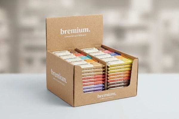 bremium cardboard pdq display