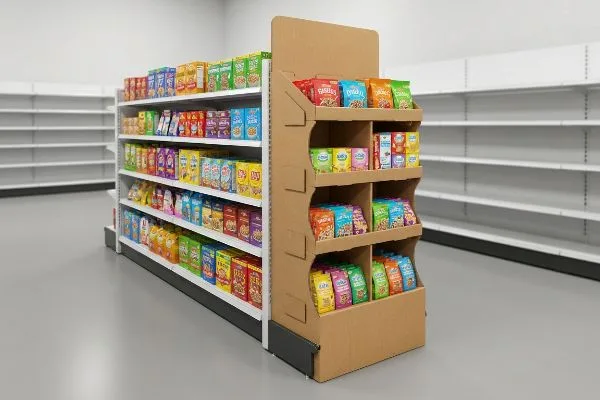 Walmart Cardboard End Cap Displays - PopDisplay
